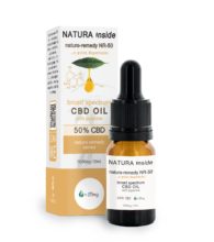 NATURA INSIDE Natura-remedy 50% Λάδι CBD Ευρέος Φάσματος με Πιπερίνη ,10ml