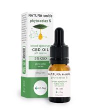 NATURA INSIDE Phyto-relax 5% Broad Spectrum CBD Oil With Piperine, 10ml