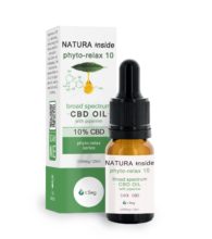 NATURA INSIDE Phyto-relax 10% Broad Spectrum CBD Oil With Piperine, 10ml