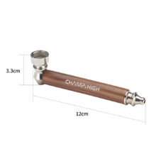 Champ High Wooden Metal Brown Pipe
