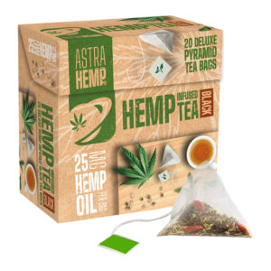 Astra Hemp Cannabis Black Pyramid Tea 25mg Hemp Oil