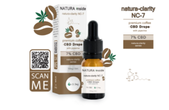 NATURA INSIDE Natura-clarity 7% CBD Coffee Drops With Piperine