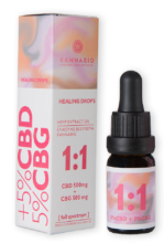 “HEALING DROPS CBD CBG 1:1 10ml”